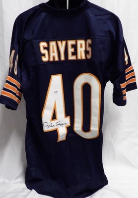Gale Sayers Chicago Bears Signed Custom Jersey PSA Authenticated - Image 1 of 4