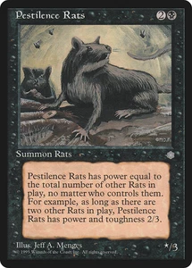 Pestilence Rats X (4) Ice Age - EX/NM - C2157 - 4RCards - Picture 1 of 1