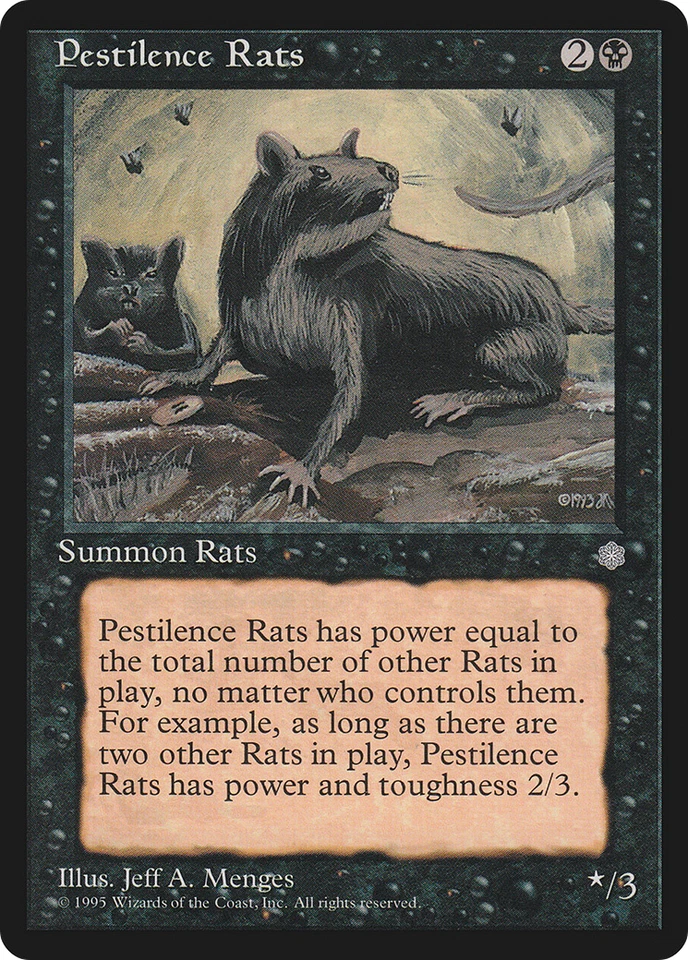 Pestilence Rats X (4) Ice Age - EX/NM - C2157 - 4RCards - Image 1 of 1