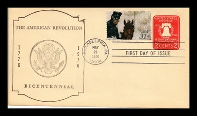 DR JIM STAMPS US COVER WASHINGTON AT VALLEY FORGE BICENTENNIAL FDC COMBO - Image 1 of 2