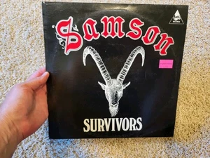 SAMSON Survivors Thunderbolt LP 1983 THBL 001 UK Import Hard Rock Metal - Picture 1 of 8