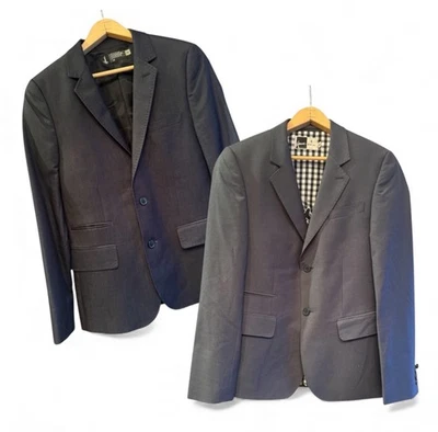 HOWE Men's Tailored Blazers Gray Pair-Modern Indie Executive Style Men's 38 - Image 1 of 4