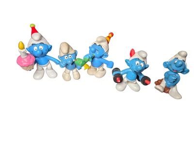 Schlumpf Die Schlümpfe Schleich Figur Sammlung Geburtstag Peyo Retro Vintage - Bild 1 von 4