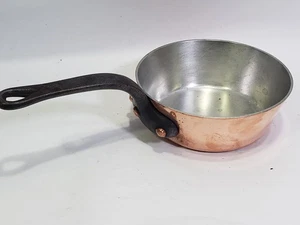 Vintage 5 3/4" Französisch Kupfer Kochtopf E Dehillerin Edelstahl Futter - Bild 1 von 9
