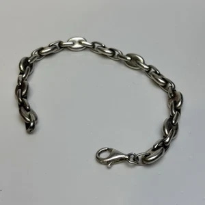 Massives 925 Silber Armband ovale Glieder Statement Gewicht - Bild 1 von 11