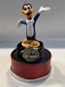 New Fossil Woody Woodpecker Limited Edition Wrist Watch Statue Tin - Picture 1 of 11