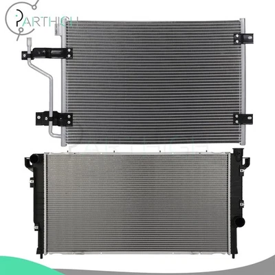For 1998-2002 Dodge Ram 2500 Ram 3500 Car Radiator & A/C Condenser Cooling Kit - Image 1 of 4