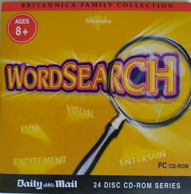 WORD SEARCH: BRITANNICA FAMILY COLLECTION - PROMO PC CD-ROM (2007) AGES 8+ - Image 1 of 2
