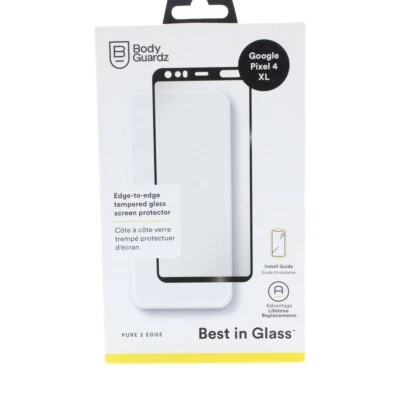 BodyGuardz Pure 2 Edge Tempered Glass Screen Protector for Google Pixel 4XL - Image 1 of 2
