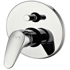 Miscelatore Doccia Parete Linea Delfino Incasso Deviatore Ottone Colore Cromato - Foto 1 di 1