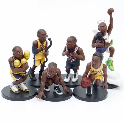 Kobe Bryant Figure Model Figure Toy Collection Modle Doll Gifts 6pc/set Cover