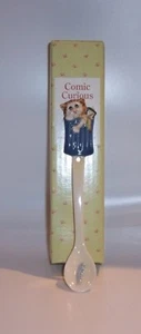 Border Fine Arts Comic Cats The Collector Porcelain Spoon A2738 - Picture 1 of 1