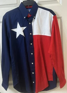 NUEVO CON ETIQUETAS Ruddockshirts Texas Algodón Para Hombre Pequeño Hecho en EE. UU. Manga Larga Con Botones - Imagen 1 de 17