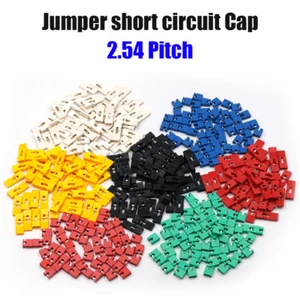 Spacing 2.54mm Pin Header Colorful Jumper Cap Short Shunt Links Motherboard PCB - Picture 1 of 19
