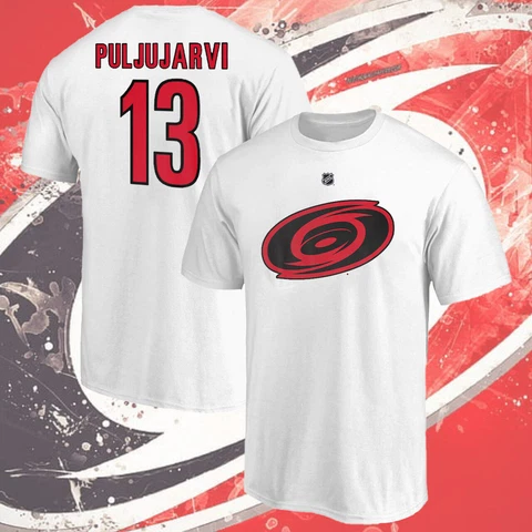 Welcome Jesse Puljujarvi #13 To Carolina Hurricanes T-Shirt Hockey Gift S-3XL Cover