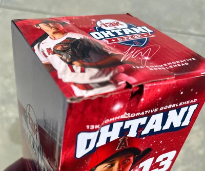 Shohei Ohtani Bobblehead Commemorating 13 K Strikeouts Game SGA - Image 1 of 4