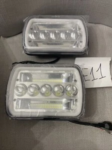 2x LED Headlights Hi/Lo DRL Light SeaLED Beam fit for Jeep Chevy GMC Ford - Picture 1 of 4
