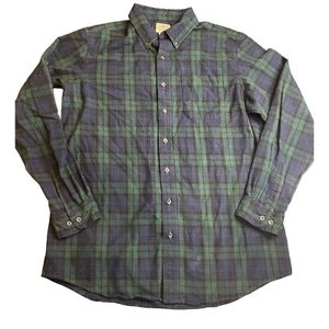 Camisa LL Bean Franela Abotonada Hombres Grande Alta Ajuste Tradicional Tartán Cuadros Co - Imagen 1 de 10