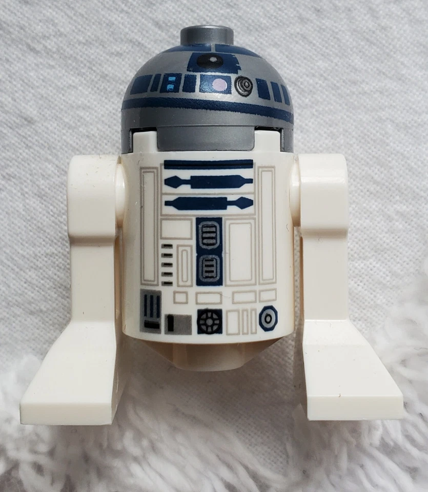 LEGO MINIFIG R2-D2, Flat Silver SW1085. MISPRINT - make me an offer - Image 1 of 1