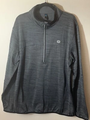 Etonic-Fluid 1/2 Zíper Abstrato Cinza Urze Tamanho 2XL - Veja Fotos/medidas - Imagem 1 de 4