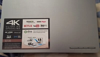 Panasonic 4K BLU RAY UPSCALE PLAYER WITH 3D. Including 3 Films. One 3D Film. - Image 1 of 4