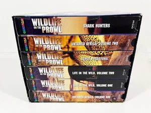 Set of 6 - Questar VHS Tapes: Wildlife on the Prowl Set (SEE PHOTOS) - Picture 1 of 7