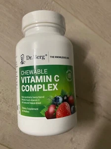 Dr Berg Vitamin C Berries Complex, All Natural Chewables 60 Wafers, Non GMO - Picture 1 of 2