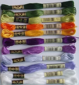 Lot of 24 DMC floss Art 117 your choice of colors - Picture 1 of 1