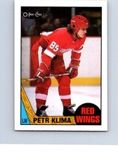 VINTAGE HOCKEY CARD O-PEE-CHEE 1987 DETROIT RED WINGS PETR KLIMA  NO544
