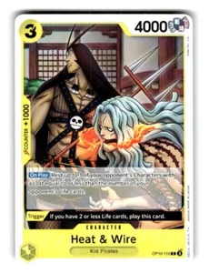 One Piece Release Event Card Heat & Wire OP10-110 C - Picture 1 of 4