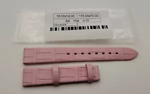 Nuovo Cinturino Perrelet 1777 In Alligatore Rosa 16/14 Mm 115+70Mm OEM - Picture 1 of 2