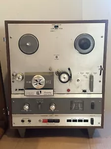 FOR PARTS-Vintage AKAI X-1800SD REEL TO REEL & 8 TRACK TAPE RECORDER Powers On - Bild 1 von 19