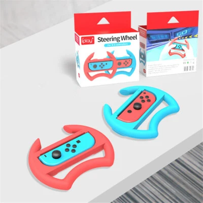 2Pcs Switch Abs Steering Wheel Handle Stand Holder Left Right for Switch Oled - Image 1 of 4