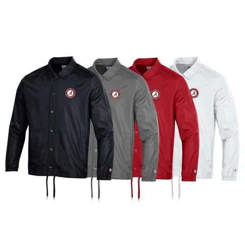 Alabama Crimson Tide NCAA Men's Champion Classic Coaches Jacket Collection Cover