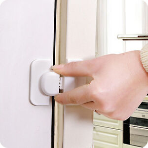 Refrigerator Fridge Freezer Door Lock Latch Catch for Toddler Child Safety I;W_