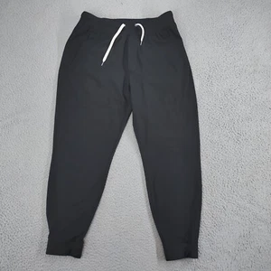 Vuori Pants Mens Large Black Cross Training Tapered Leg Drawstring Jogger V436 - Picture 1 of 19