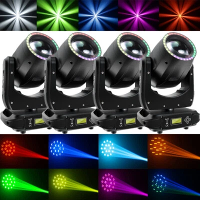 150W LED Moving Head Light RGBW Gobo Beam Spot Stage Lighting DJ Disco DMX - Image 1 of 4