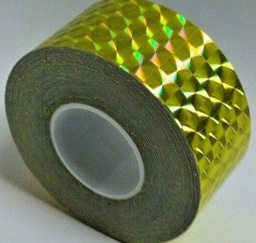 Голографическая лента PRISM, выберите цвет + размер, 1/4» мозаичный узор, липкая лента - Изображение 1 из 1