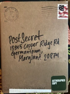 PostSecret Extraordinary Confessions Ordinary Lives, Warren 2005 1st ed. signed - Picture 1 of 12