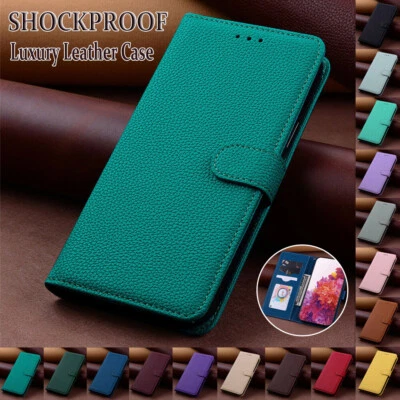 Case For Motorola Moto Edge E20 E30 G32 G14 G85 Leather Wallet Flip Phone Cover - Image 1 of 4