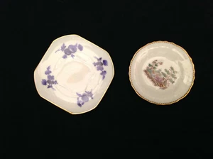 Zwei (2) Richard Ginori Blattgold getrimmt Pin Schmuck Tabletts - Bild 1 von 10