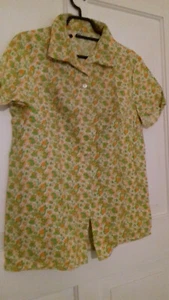 VEB Vowetex Plauen Damenbluse Arbeitsbluse DDR Retro  M88 - Bild 1 von 2