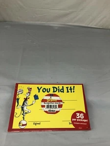 Dr. Seuss Cat In The Hat Award Certificates - Picture 1 of 3