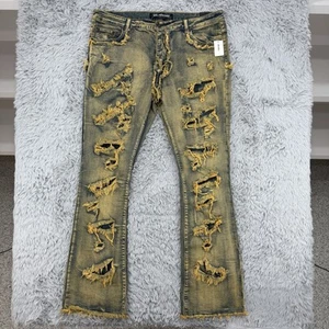 Valabasas Jeans Herren 42 Dirty Vintage Wash Neu mit Etikett Eeyore Grunge Distressed - Bild 1 von 16