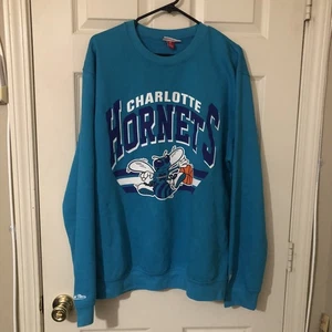 Felpa girocollo Mitchell & Ness Charlotte Hornets retrò XL NBA retro - Foto 1 di 10