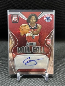 Bub Carrington 2024-25 Panini Totally Certified Rookie Roll Call Auto /75 RC - Picture 1 of 2