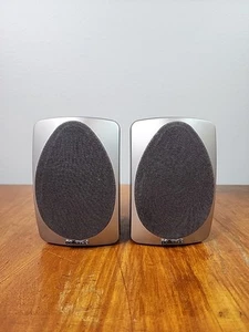 Polk Audio RM6005 Satellite Surround Speakers Set of 2 Silver Mountable Tested - Picture 1 of 10