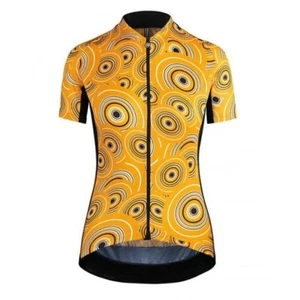 ASSOS UMA GT SHORT SLEEVE JERSEY CAMOU Yellow size M cycling - Picture 1 of 2