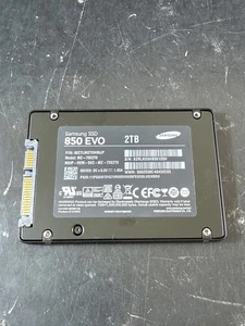 Samsung 850 EVO Series 2 To SSD interne 2,5" SATA MZ-75E2T0 93-99% santé - Photo 1/3