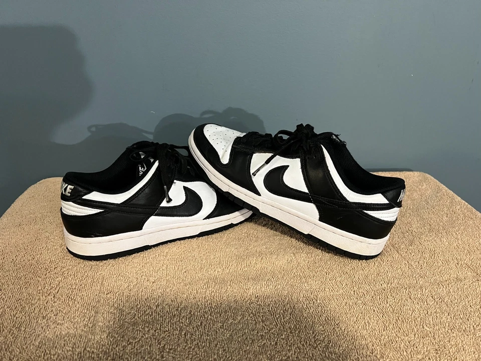 Talla 9 - Nike Dunk Low Negro Blanco W Foto 1 de 4